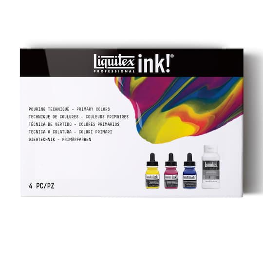 Liquitex&#xAE; Professional Primary Colors Pouring Technique Set